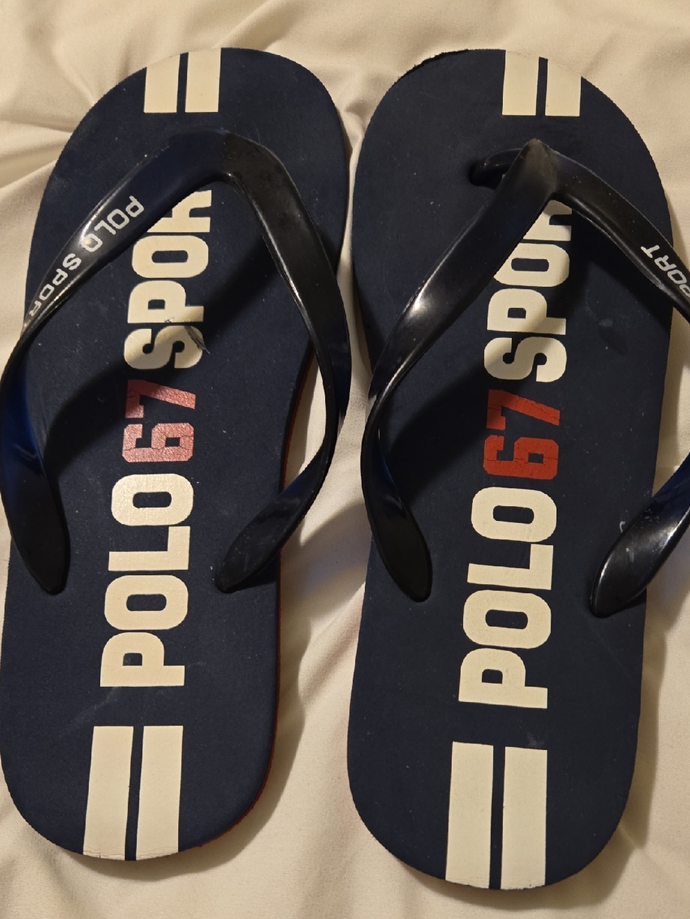 Polo 67 Sport Navy Flip Flops